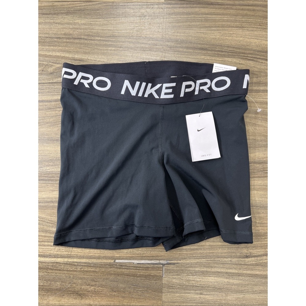 Nike Women's Pro 365 5" Shorts, Black Size L, NWT